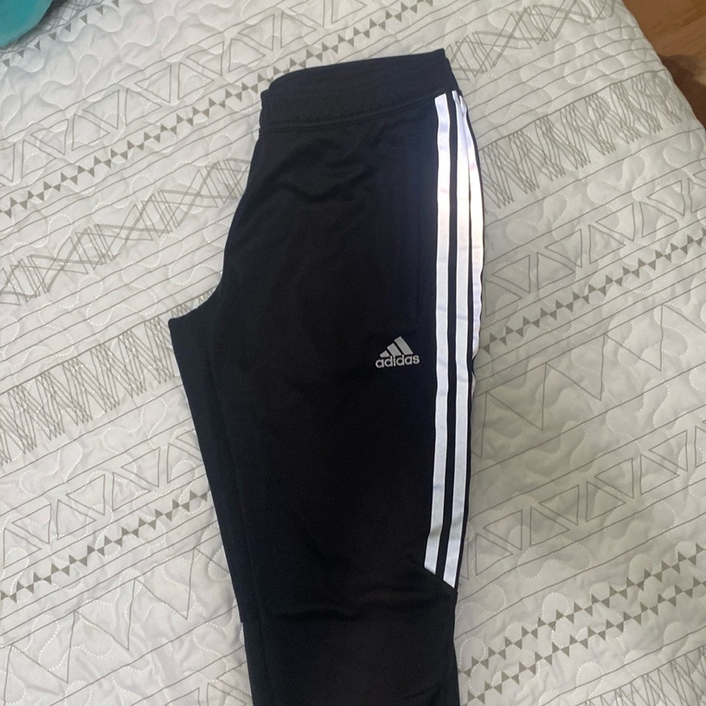 Adidas black pants size Medium